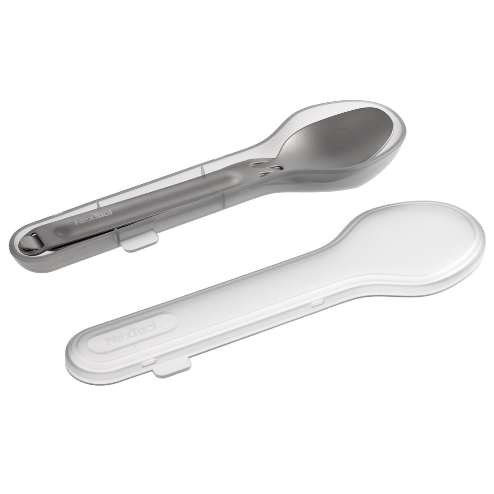 Набор походных столовых приборов NexTool, серебристый — изображение 6