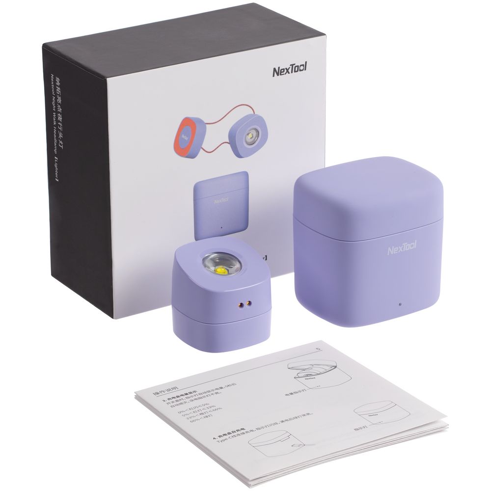 Налобный фонарь Night Walk Headlamp, фиолетовый — изображение 6