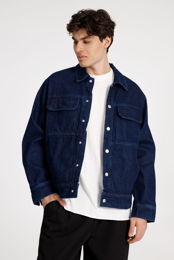 Куртка джинсовая O2, темно-синяя