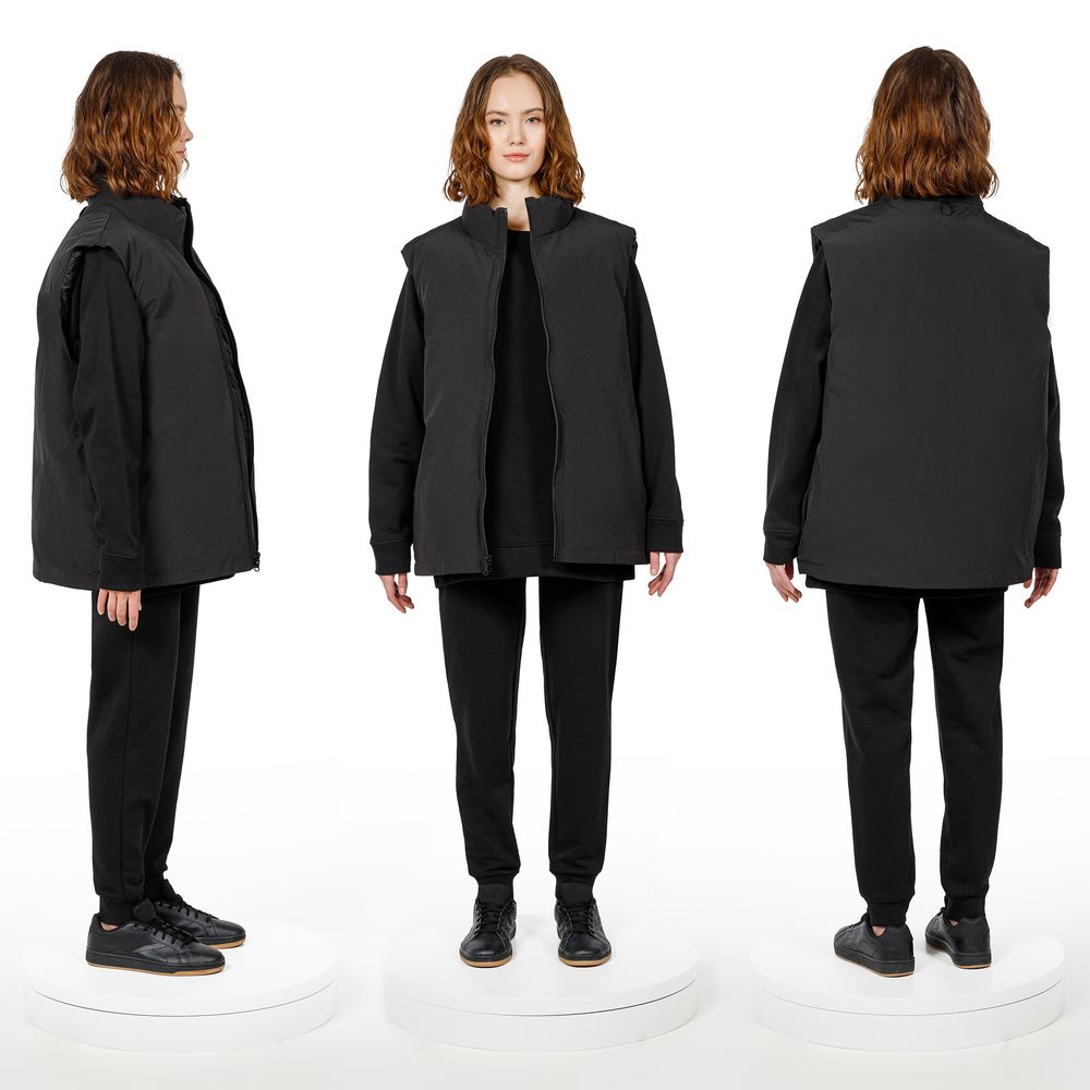 Жилет двусторонний V2, черный — изображение 9