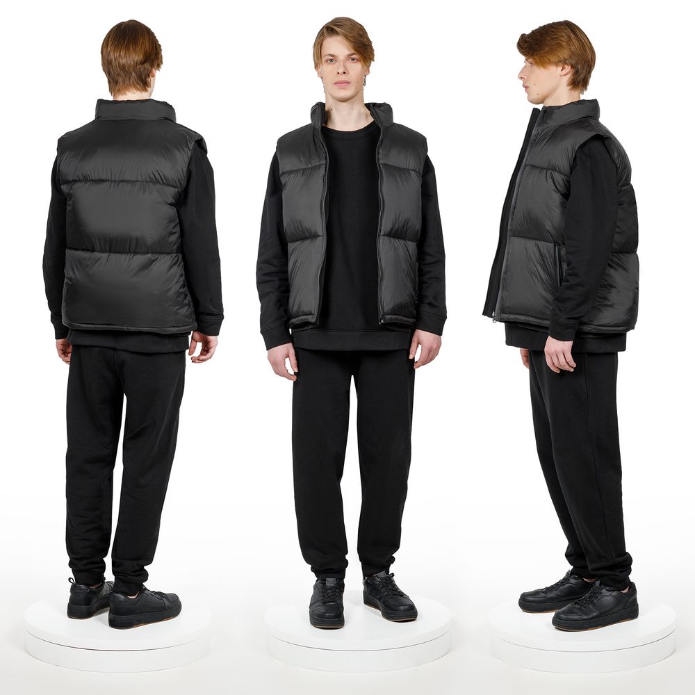 Жилет двусторонний V2, черный — изображение 11