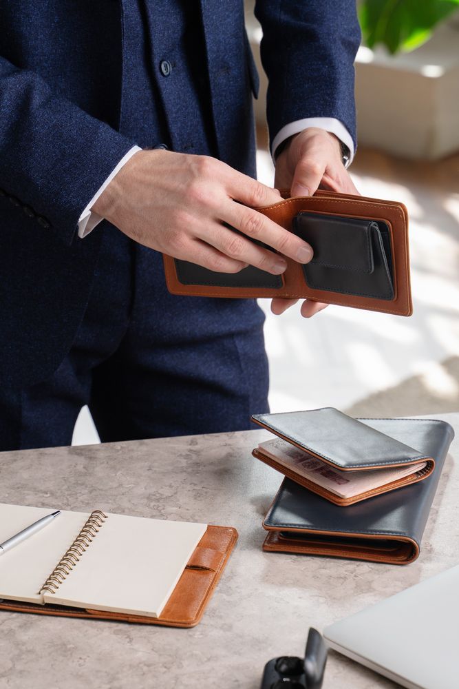 Портмоне Kalsa Palermo, синее — изображение 10