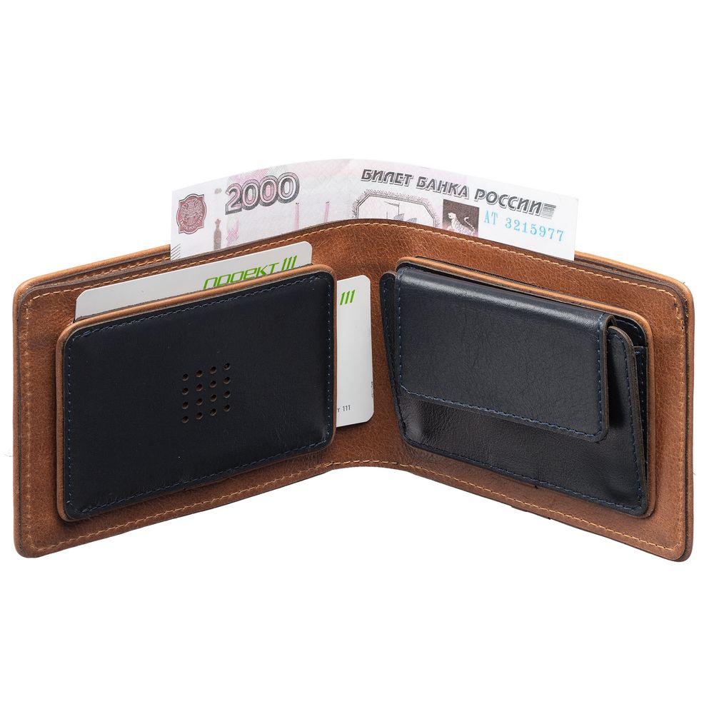 Портмоне Kalsa Palermo, синее — изображение 4