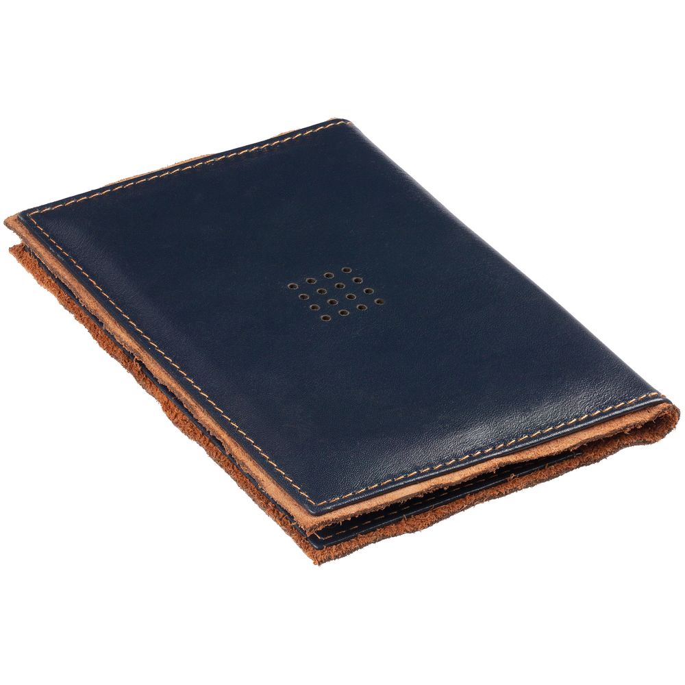 Обложка для паспорта Palermo, синяя — изображение 7