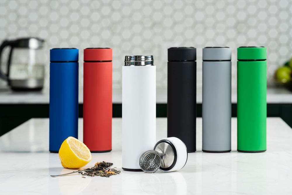 Термос с ситечком Percola, черный — изображение 9