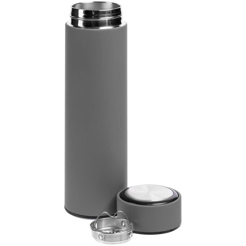 Термос с ситечком Percola, серый — изображение 3