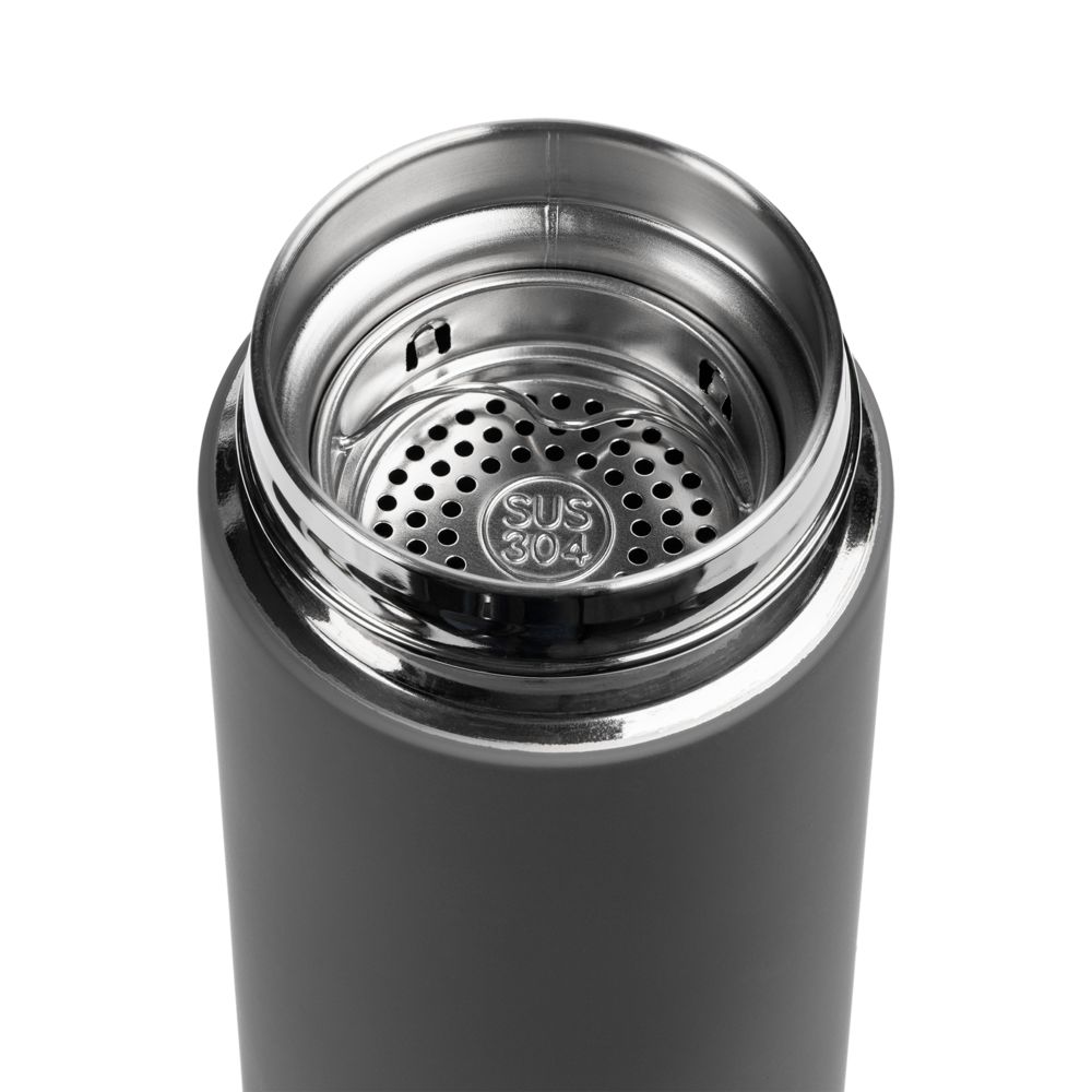 Термос с ситечком Percola, серый — изображение 4