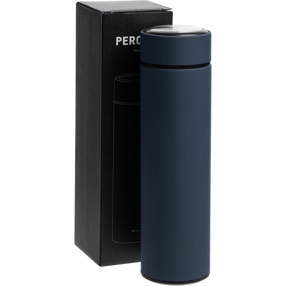 Термос с ситечком Percola, темно-синий — изображение 7
