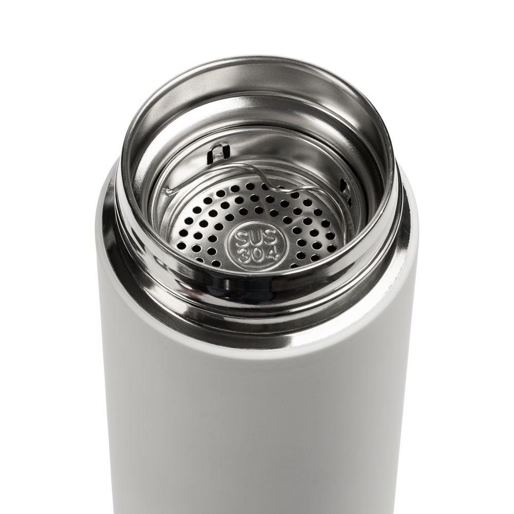 Термос с ситечком Percola, белый — изображение 4