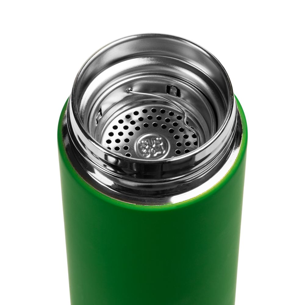 Термос с ситечком Percola, зеленый — изображение 4