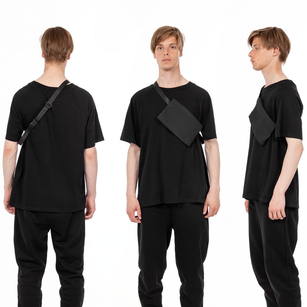 Поясная сумка W2, черная — изображение 5