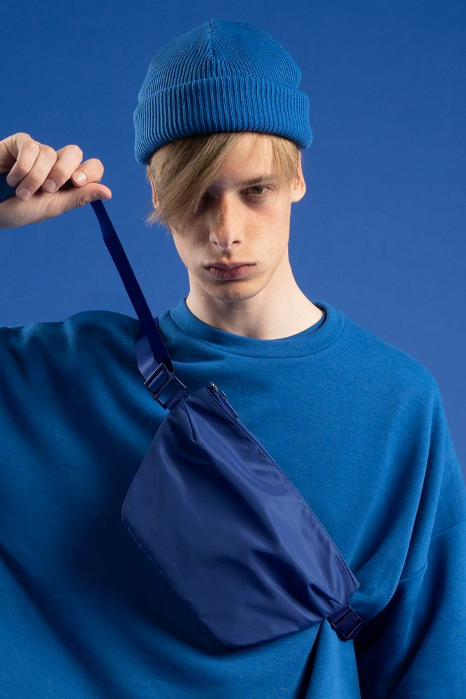 Поясная сумка W1, синяя — изображение 2