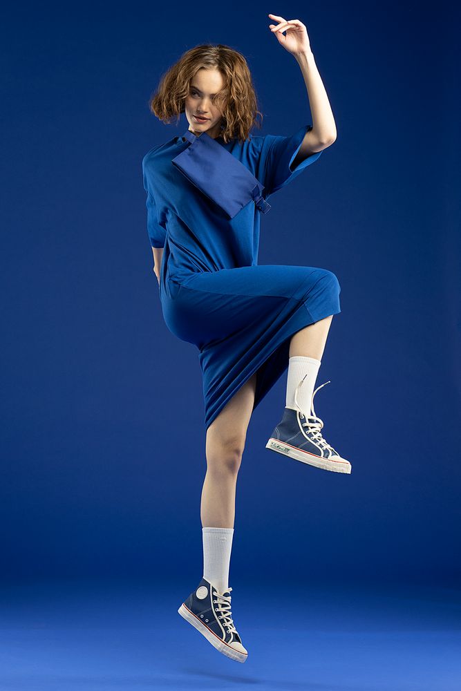 Поясная сумка W2, синяя — изображение 2