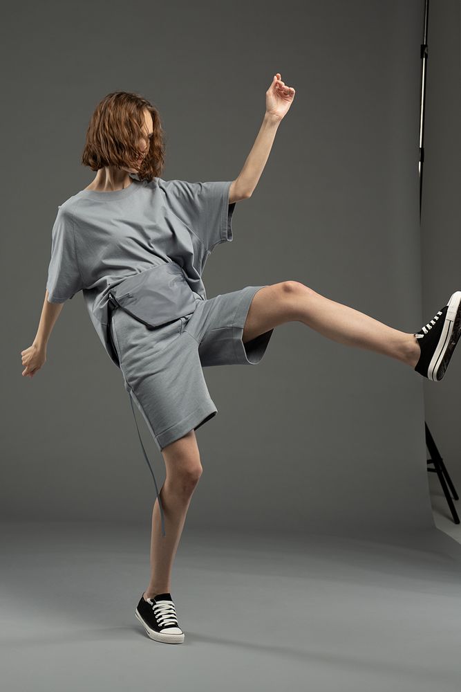 Поясная сумка W1, серая — изображение 2