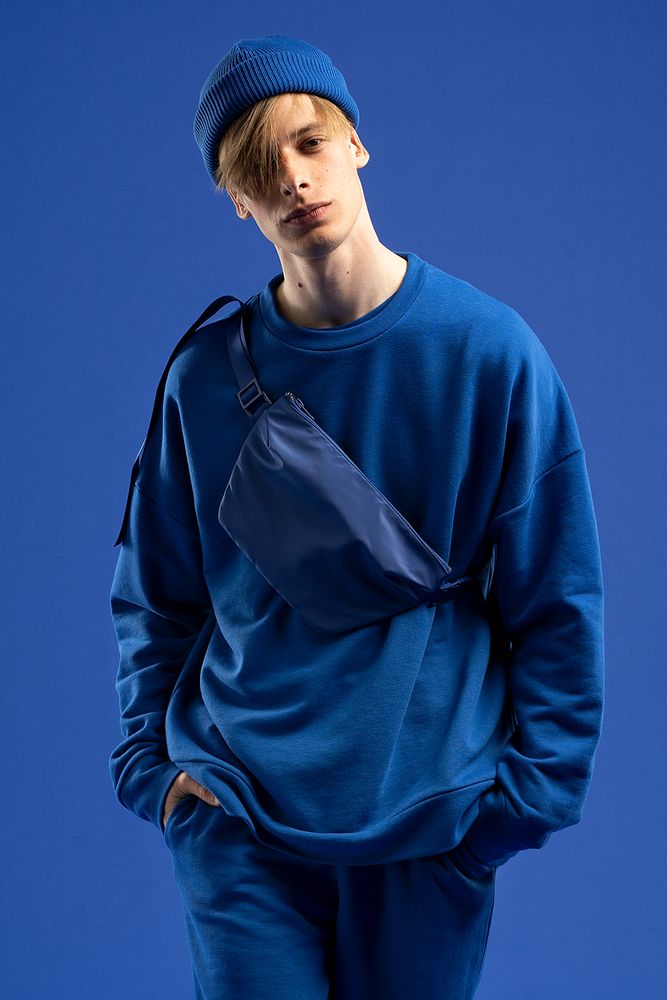 Поясная сумка W1, синяя — изображение 3