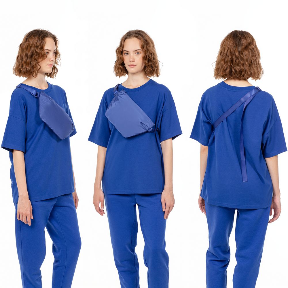 Поясная сумка W1, синяя — изображение 4