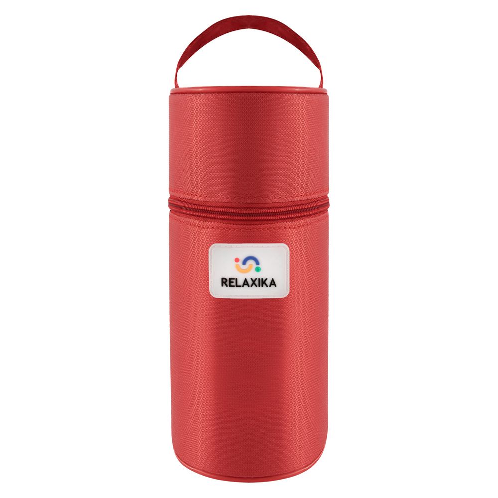 Термос Relaxika Duo 500 в чехле, стальной — изображение 4