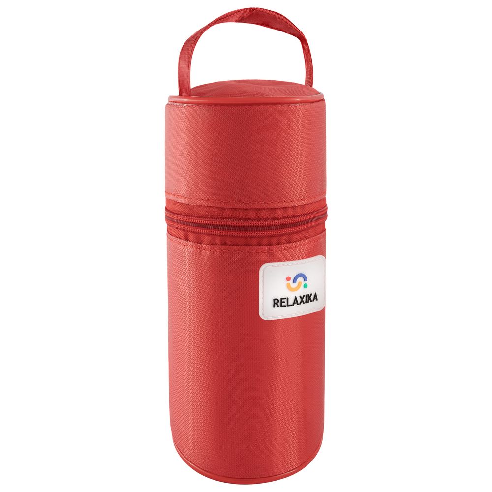 Термос Relaxika Duo 750 в чехле, стальной — изображение 6