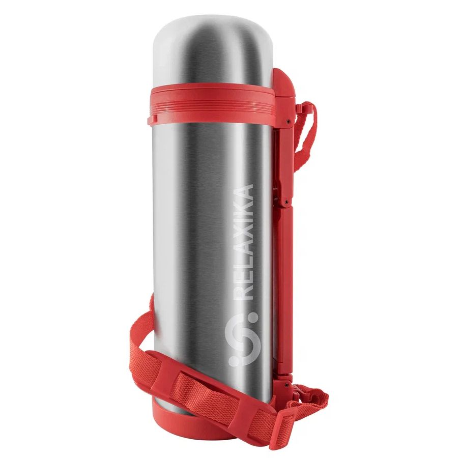 Термос для еды и напитков Relaxika 2000, стальной — изображение 3