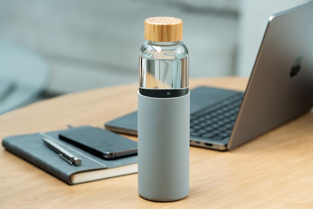 Бутылка для воды Onflow, серая — изображение 9