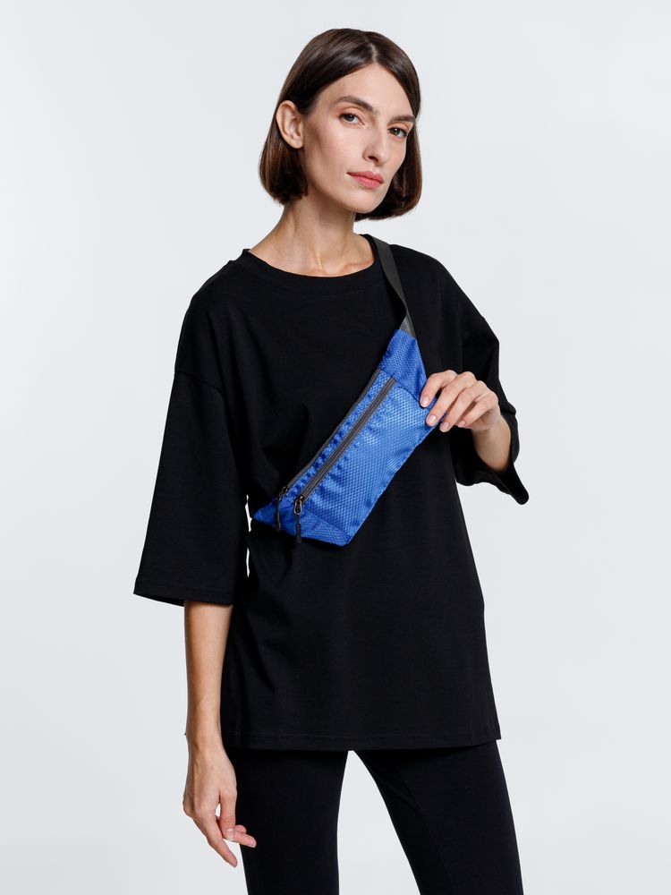 Спортивная поясная сумка Run for Fun, синяя — изображение 7