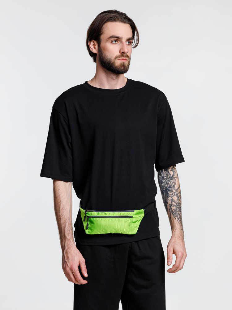 Спортивная поясная сумка Run for Fun, зеленое яблоко — изображение 8