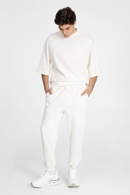 Джоггеры J2, молочно-белые