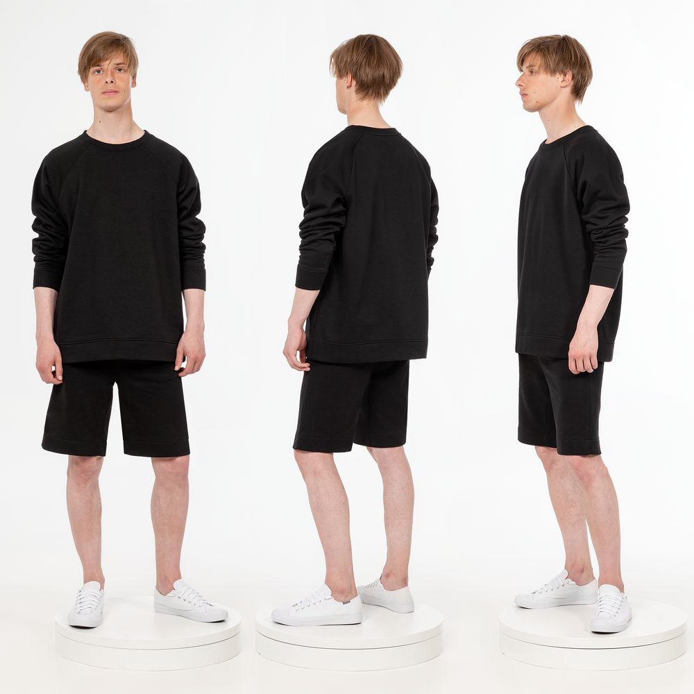 Свитшот унисекс S1, черный — изображение 7