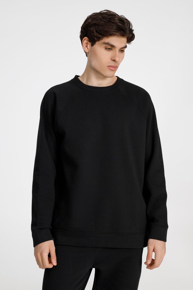 Свитшот унисекс S1, черный — изображение 2