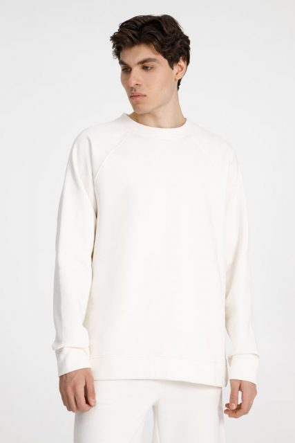 Свитшот унисекс S1, молочно-белый