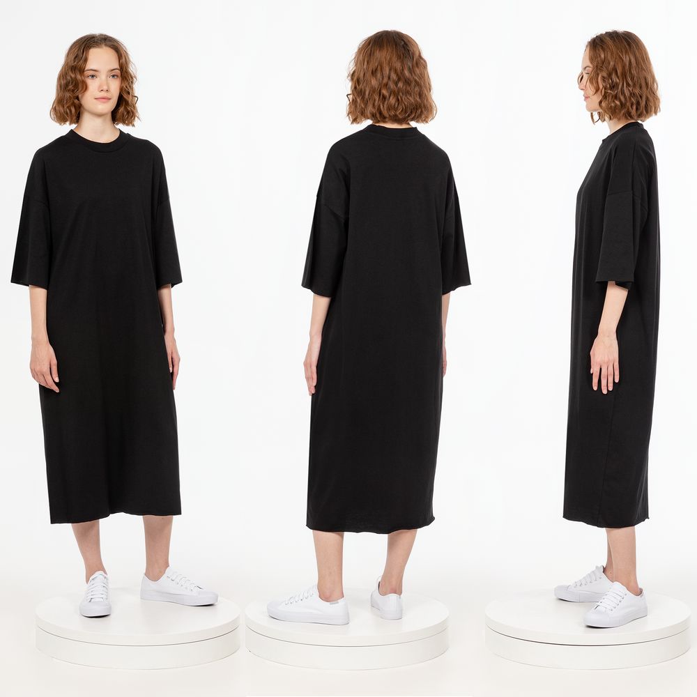 Платье D2, черное — изображение 4