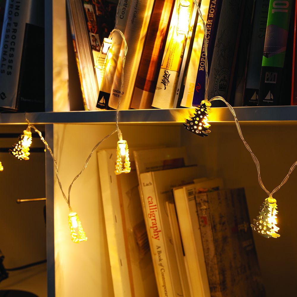 Светодиодная гирлянда Golden Lights, золотистая — изображение 6