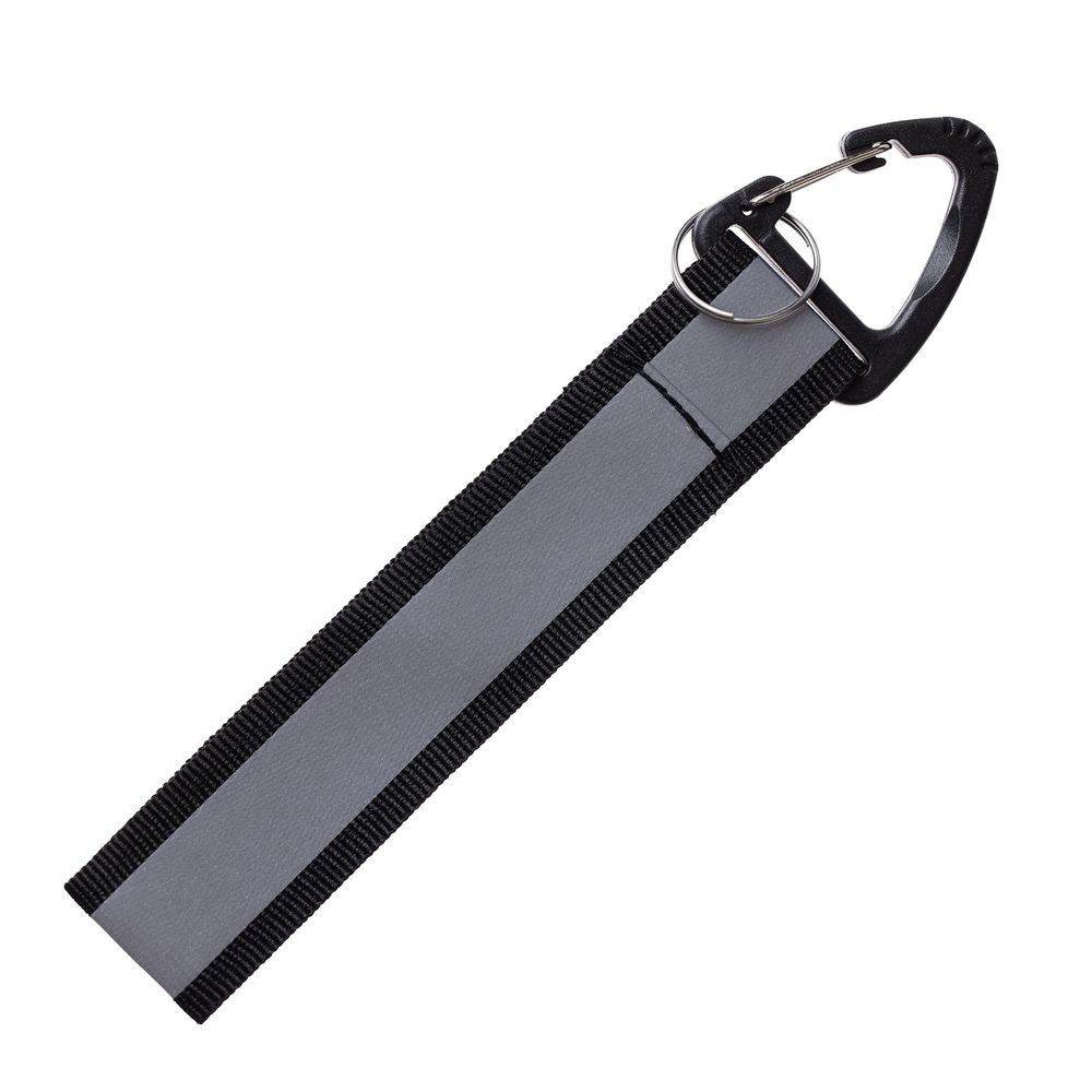 Светоотражающий брелок Flashline, серый с черным — изображение 2