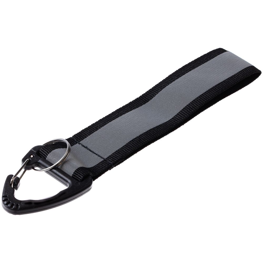 Светоотражающий брелок Flashline, серый с черным — изображение 3