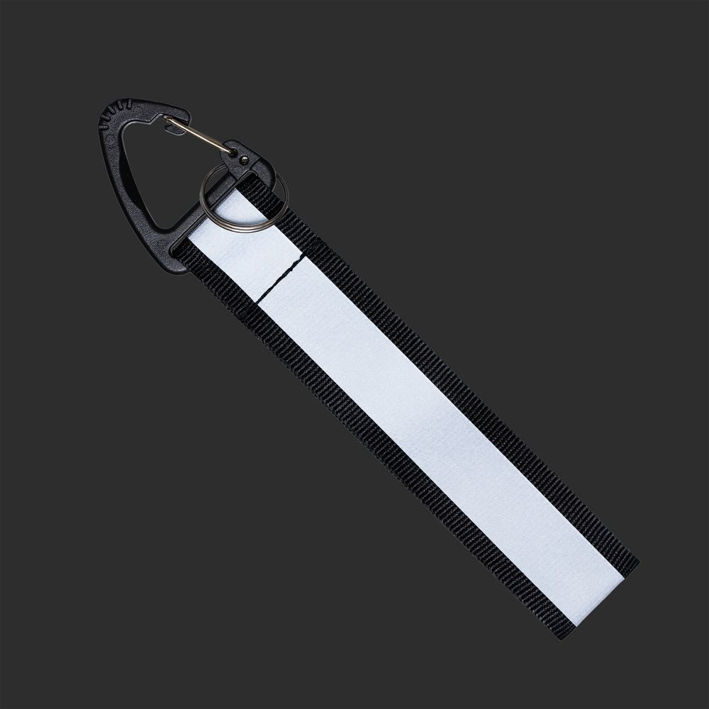 Светоотражающий брелок Flashline, серый с черным — изображение 6