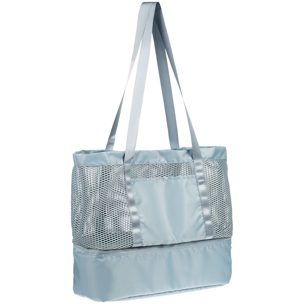 Шопер с термоотделением Verkko, серо-голубой — изображение 2