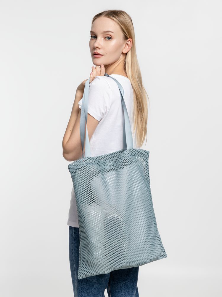 Шопер Verkko, серо-голубой — изображение 8