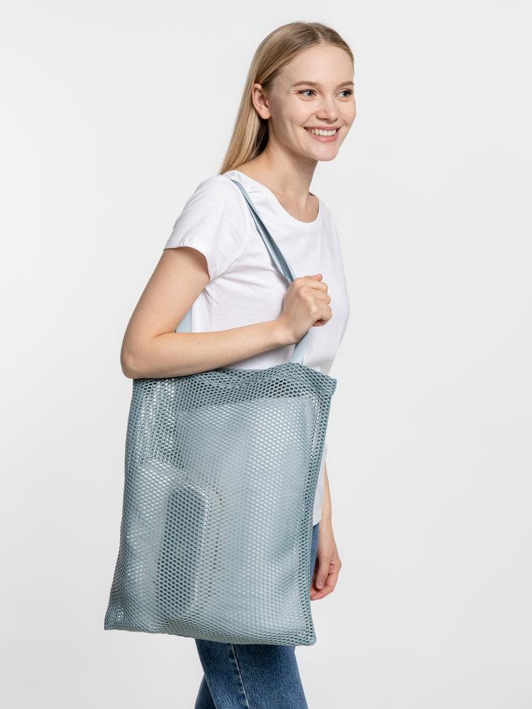 Шопер Verkko, серо-голубой — изображение 9
