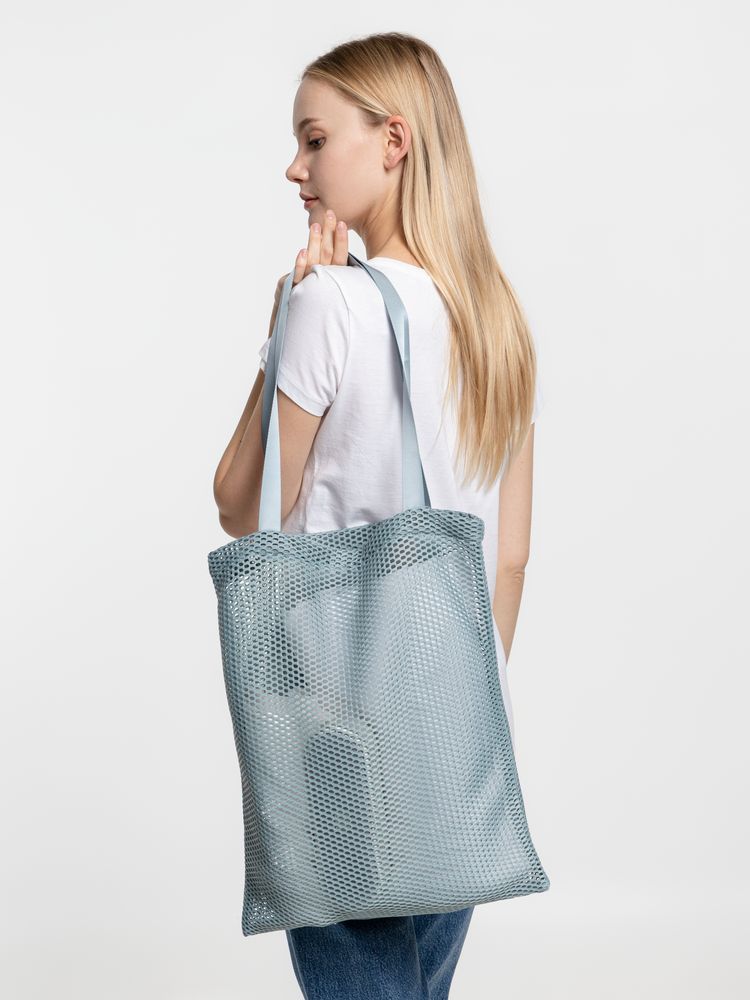 Шопер Verkko, серо-голубой — изображение 7