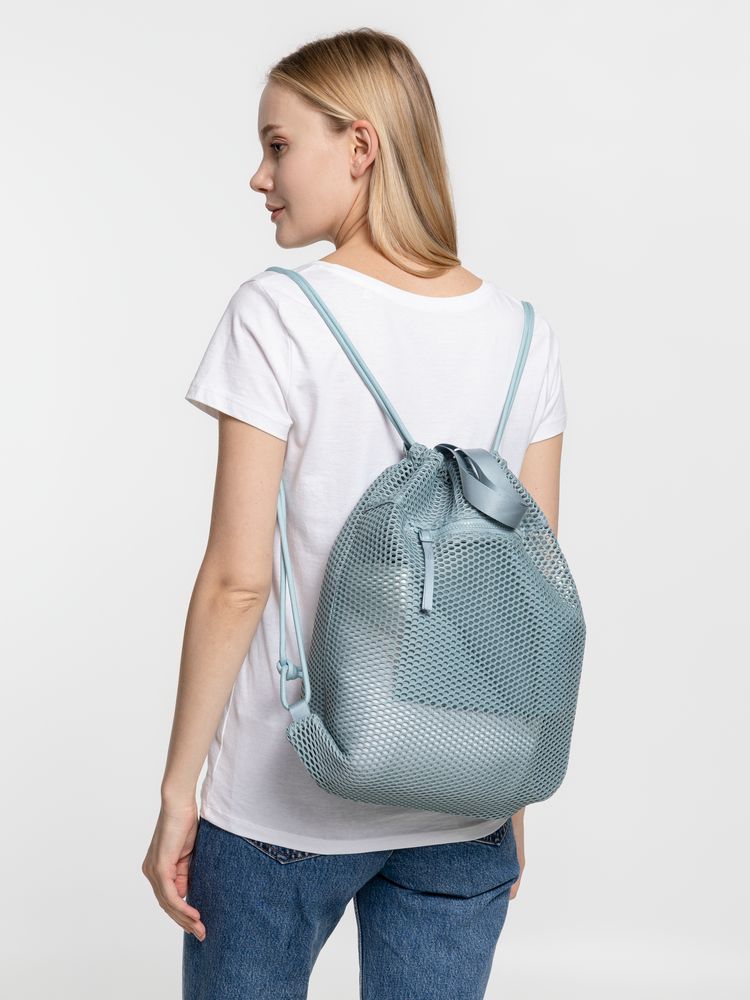 Рюкзак-мешок Verkko, серо-голубой — изображение 7