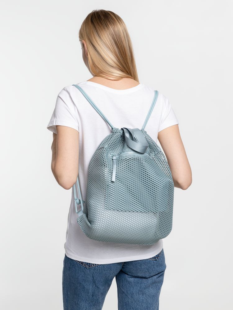 Рюкзак-мешок Verkko, серо-голубой — изображение 6