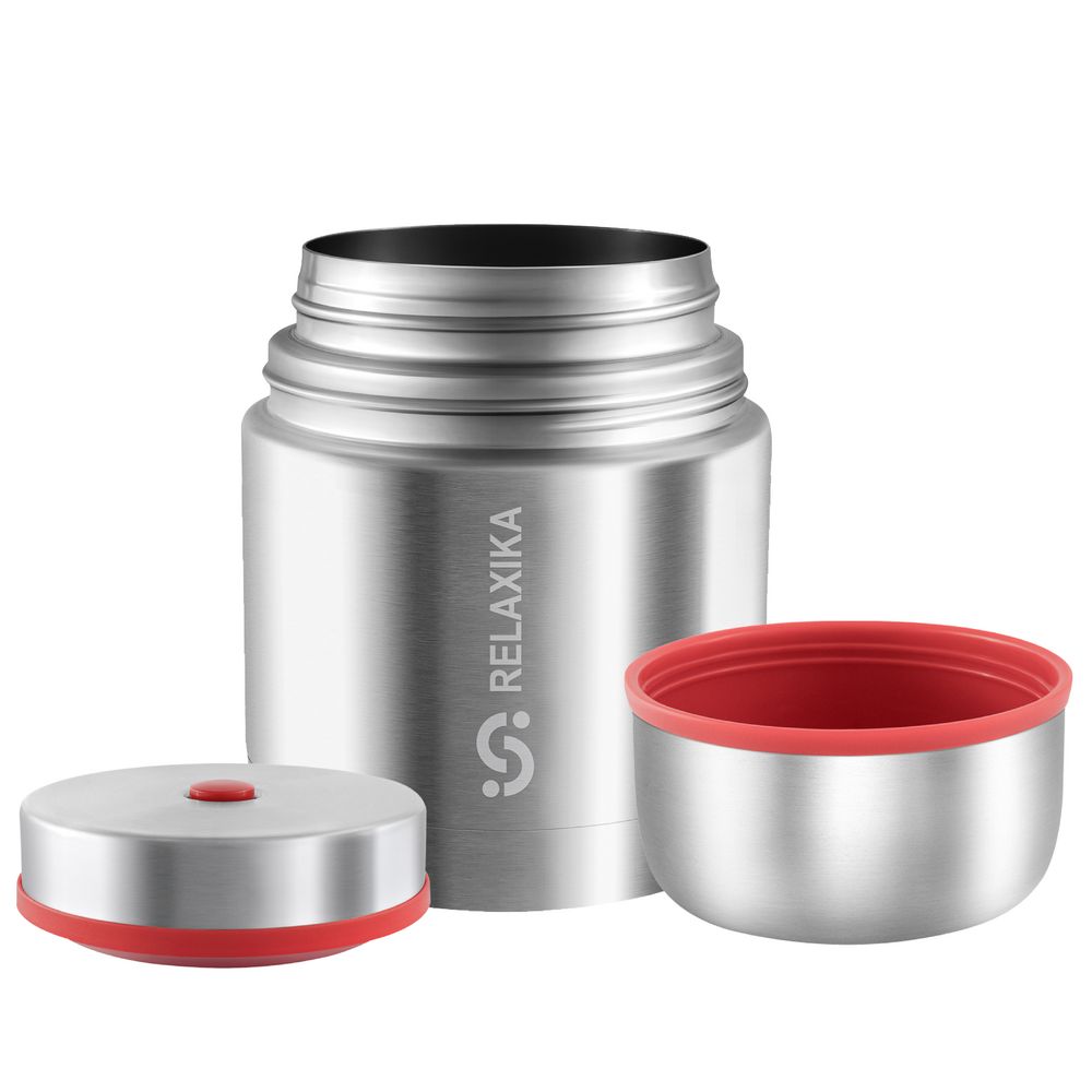 Термос для еды Relaxika 500, стальной — изображение 5