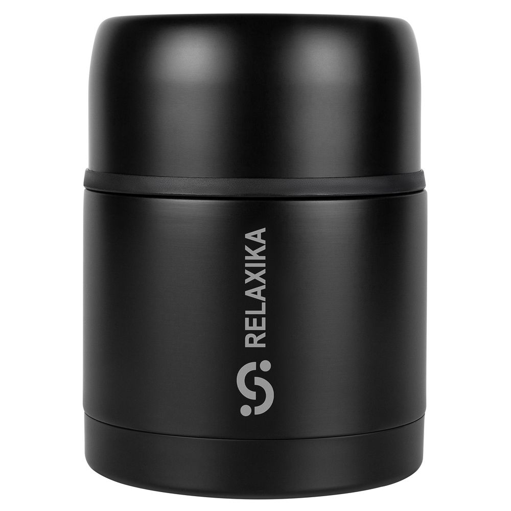 Термос для еды Relaxika 500, черный — изображение 2