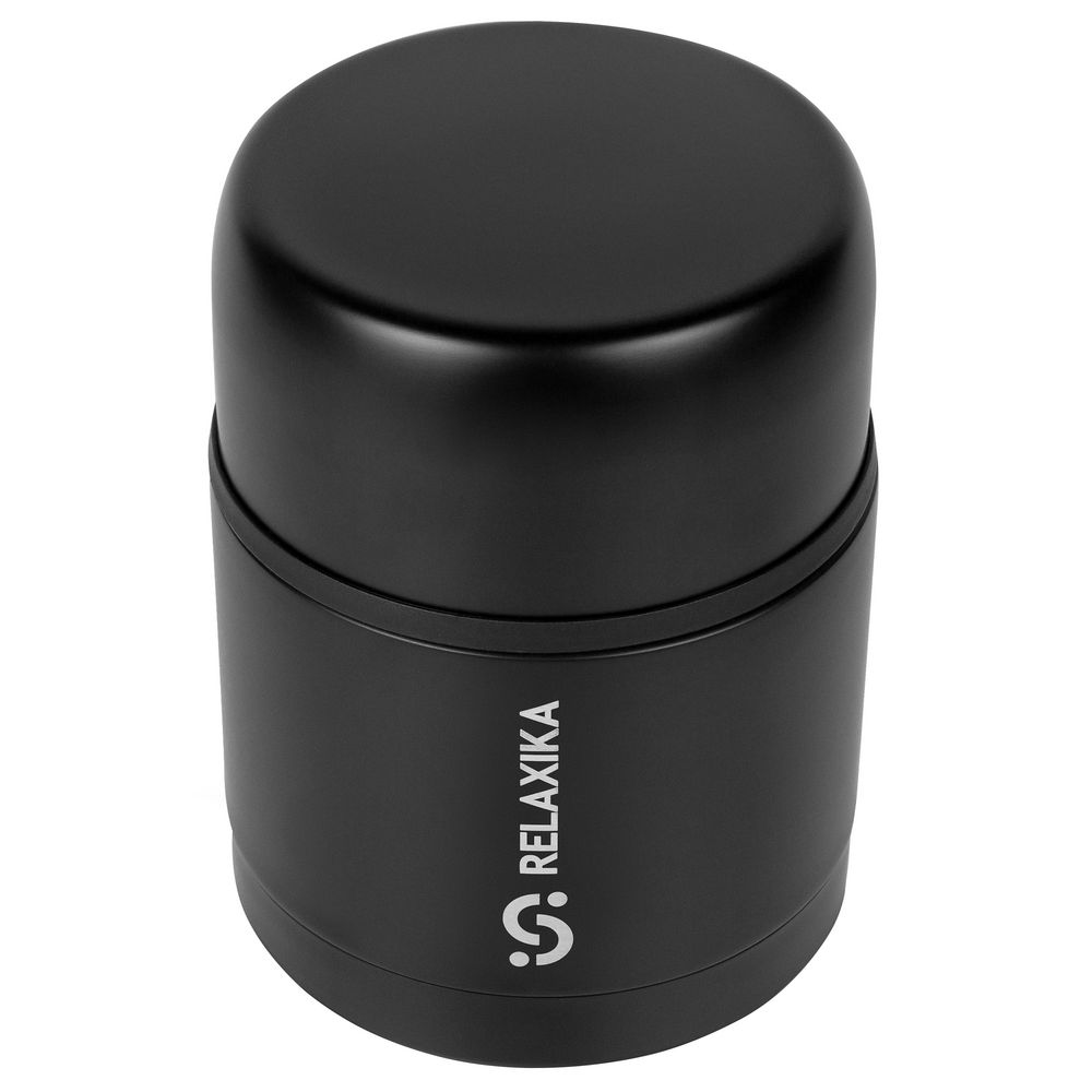 Термос для еды Relaxika 500, черный — изображение 3