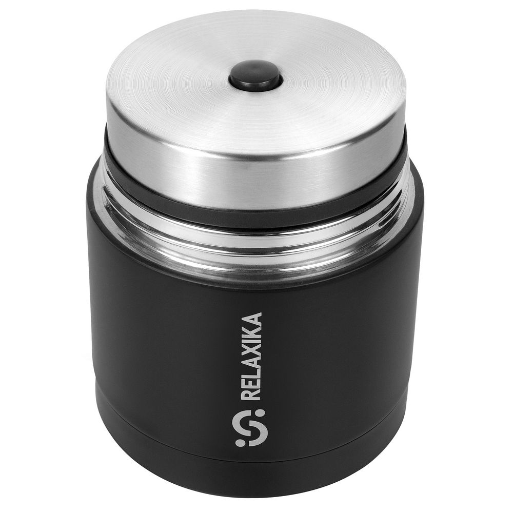 Термос для еды Relaxika 500, черный — изображение 4