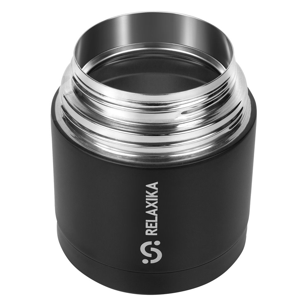 Термос для еды Relaxika 500, черный — изображение 5