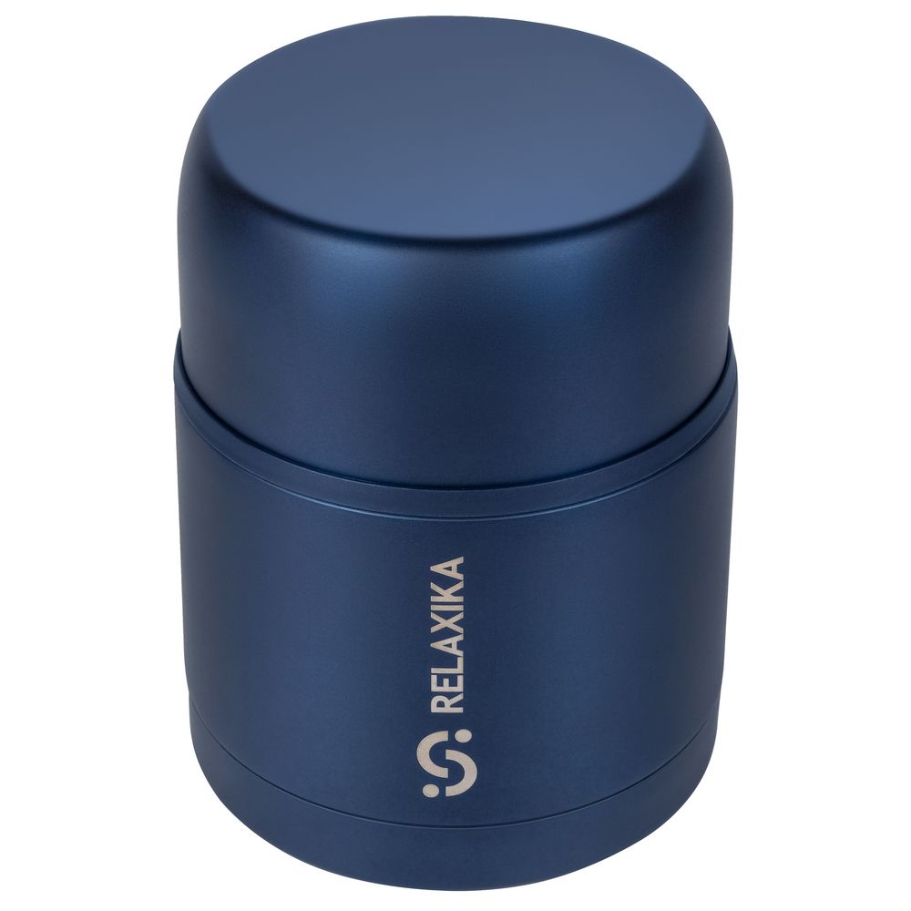 Термос для еды Relaxika 500, темно-синий — изображение 3