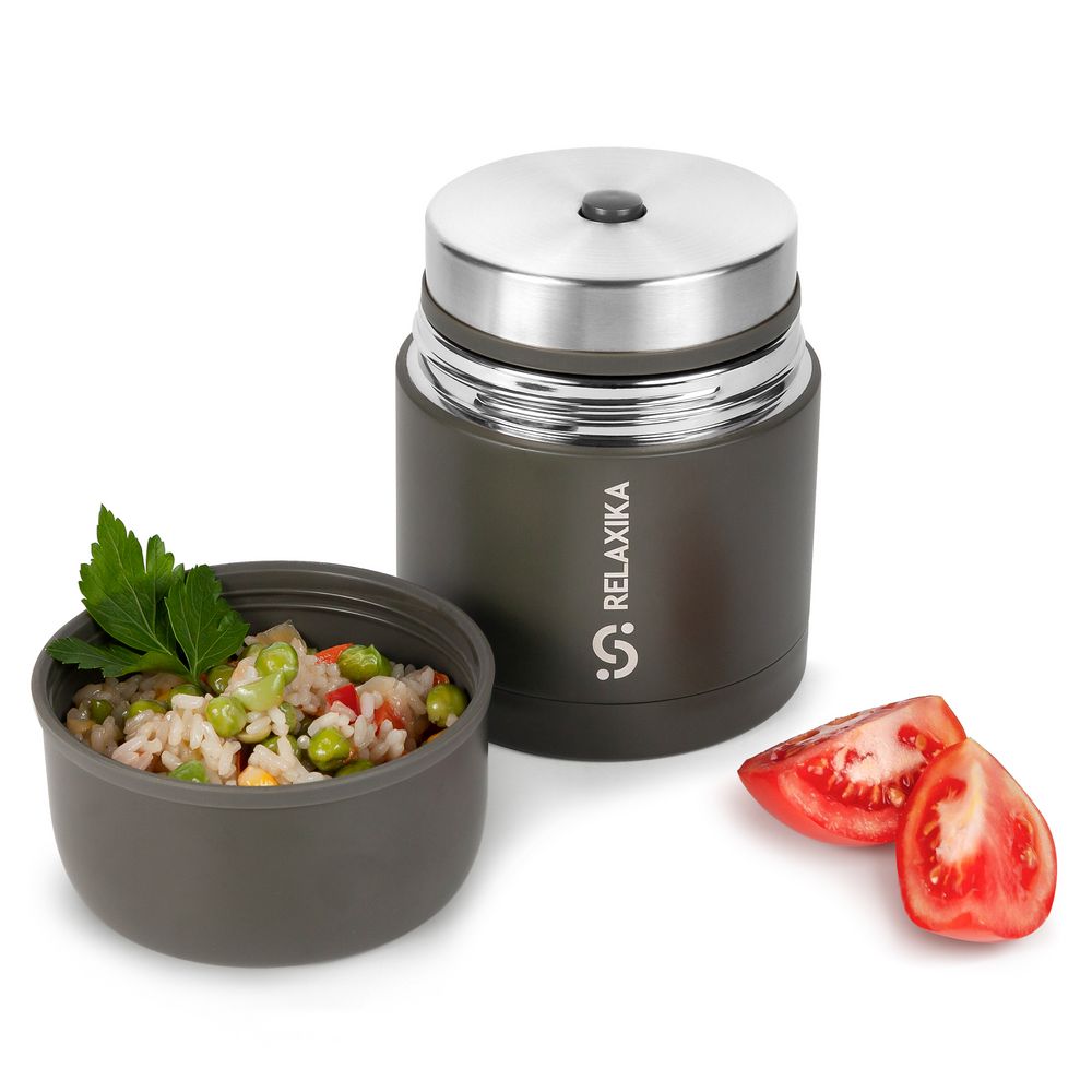 Термос для еды Relaxika 500, хаки — изображение 8