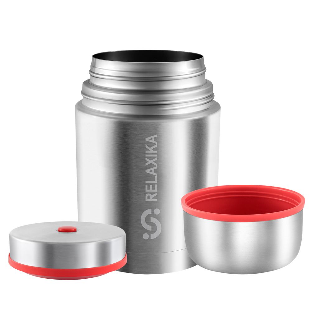 Термос для еды Relaxika 700, стальной — изображение 5