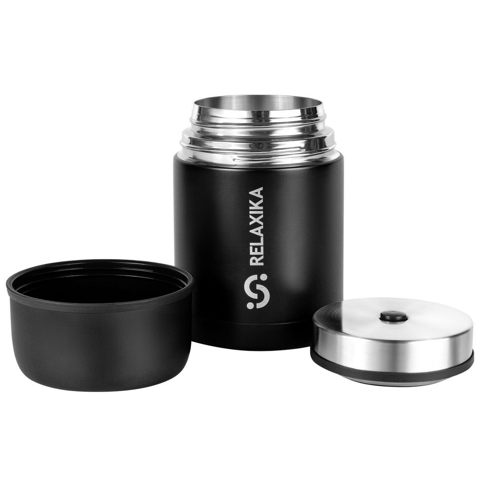 Термос для еды Relaxika 700, черный — изображение 6
